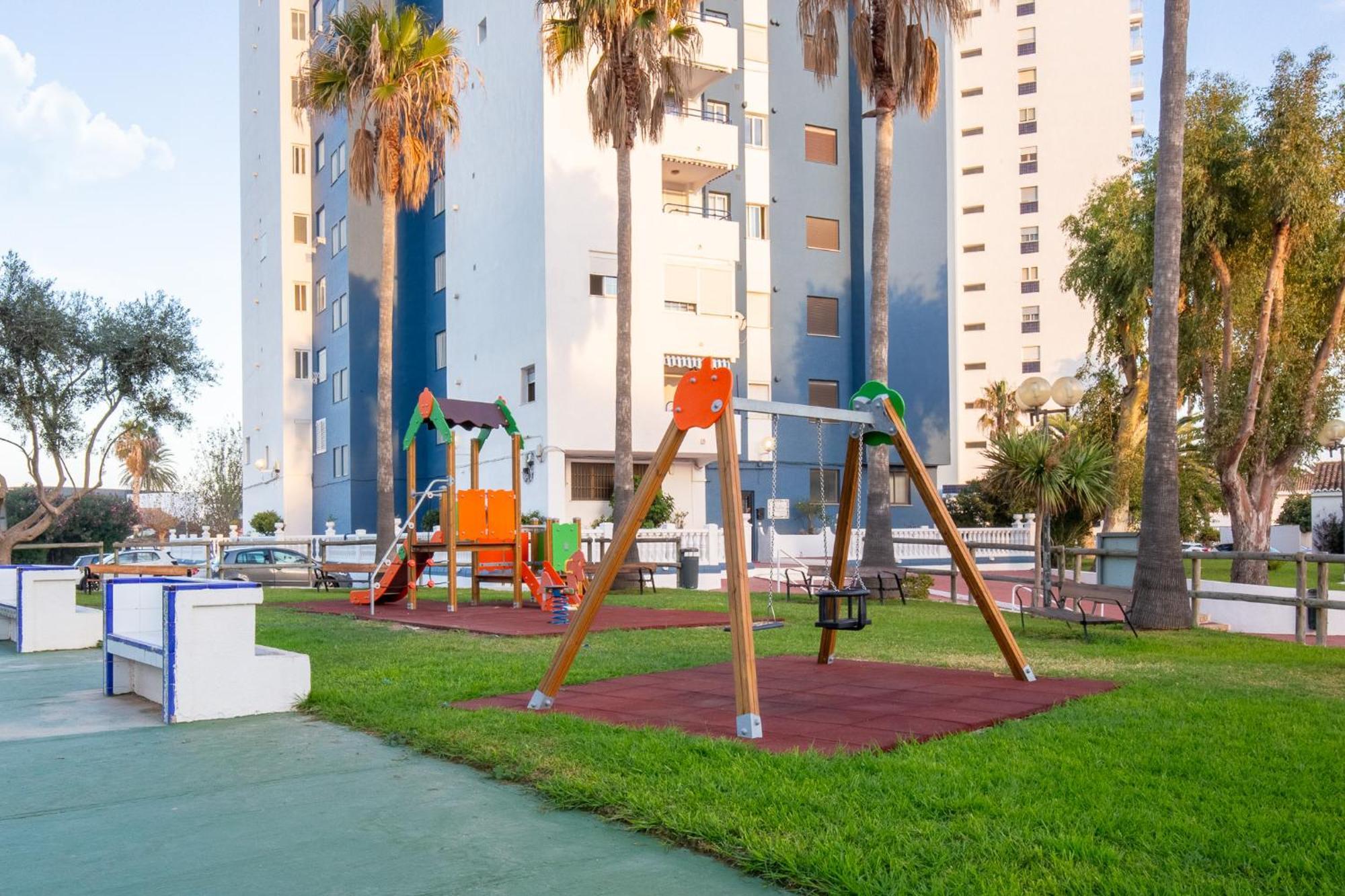 Apartamento En Complejo Residencial Con Piscina Y Garaje A 100M Del Mar Las Canteras  Екстериор снимка